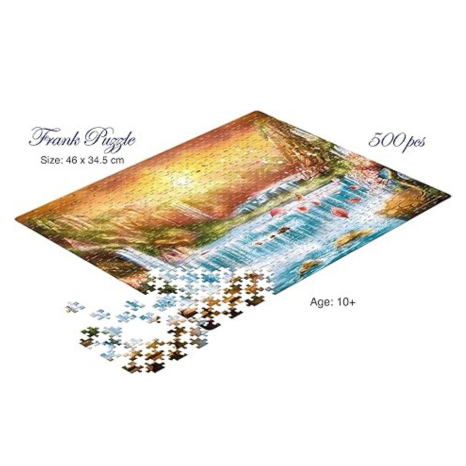 Frank Fantasy Landscape Jigsaw Puzzle (500 Pieces) for Adults and Kid for Focus and Memory -33921
