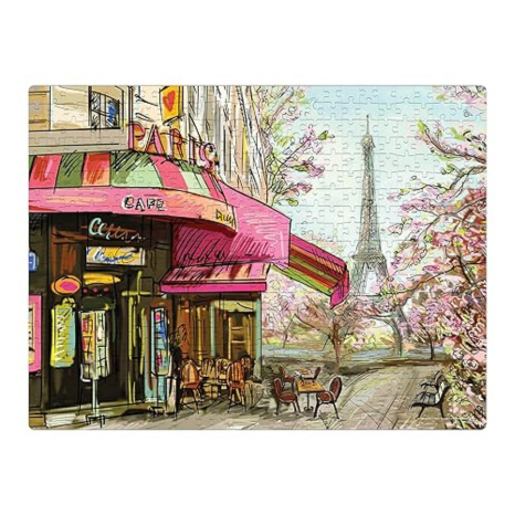 Frank Paris Street Jigsaw Puzzle (500 Pieces) for Adults and Kid for Focus and Memory -33922