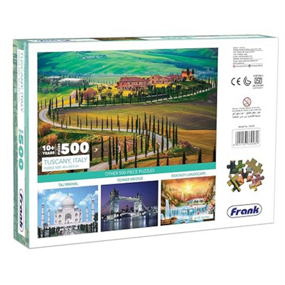 Frank Tuscany, Italy Jigsaw Puzzle (500 Pieces) for Adults and Kid  for Focus and Memory-33928