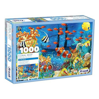 Frank Coral Reef Jigsaw Puzzle (1000 Pieces) for Adults and Kid for Focus and Memory -34011