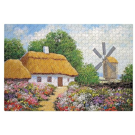Frank Old House in Ukraine Jigsaw Puzzle (1000 Pieces) for Adults and Kid for Focus and Memory -34012