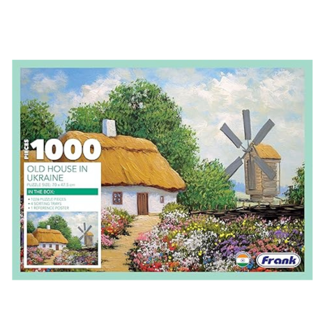 Frank Old House in Ukraine Jigsaw Puzzle (1000 Pieces) for Adults and Kid for Focus and Memory -34012