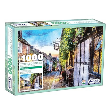 Frank Cobbled Street Jigsaw Puzzle (1000 Pieces) for Adults and Kid for Focus and Memory -34013
