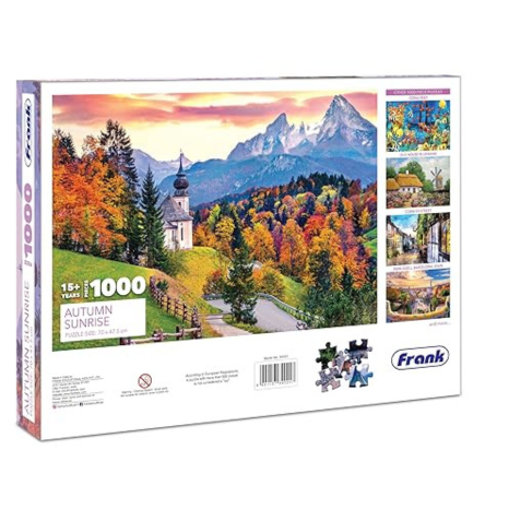 Frank Autumn Sunrise Jigsaw Puzzle (1000 Pieces) for Adults and Kid for Focus and Memory -34021