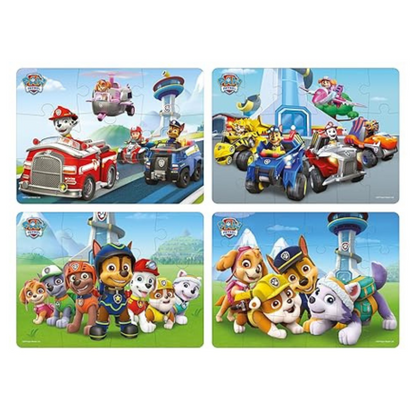Frank Paw Patrol A Set of 4 Jigsaw Puzzle for Kids Encourage Creative Thinking - 70302