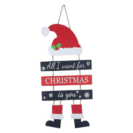 Angel Infinite Santa Claus Wooden Wall Hanging Wall Hanger For Home Decor Wall Art