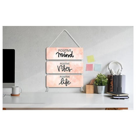 Blue Finch Wall Decor Motivational Quotes Wall Hanging Decor for Office Quotes Wall Hanging