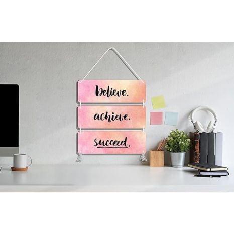 Blue Finch Inspirational Quotes Wall Decor Sign For Office Decor or Wall Hanging Decor