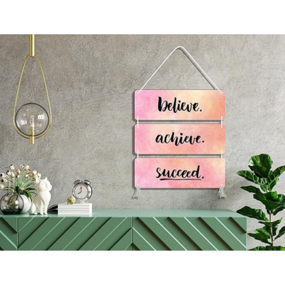 Blue Finch Inspirational Quotes Wall Decor Sign For Office Decor or Wall Hanging Decor