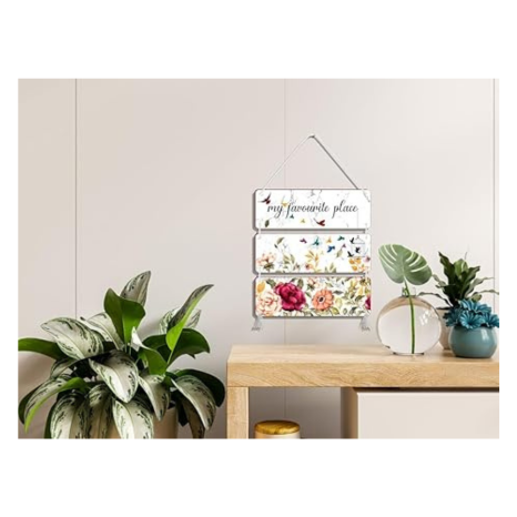 Blue Finch Wall Hanging Decor My Favourite Place Home Decor Items For Living Room Decor Home Decor