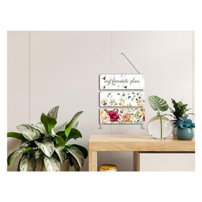 Blue Finch Wall Hanging Decor My Favourite Place Home Decor Items For Living Room Decor Home Decor