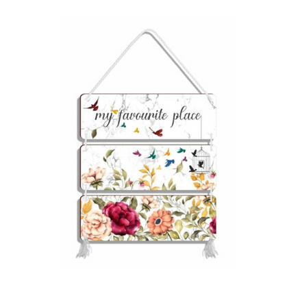 Blue Finch Wall Hanging Decor My Favourite Place Home Decor Items For Living Room Decor Home Decor