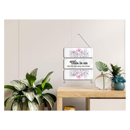 Blue Finch Home Decor Wall hanging This Is Us Wall Art for Wall Decor or Living Room Wall Decoration Items