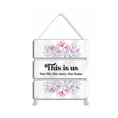 Blue Finch Home Decor Wall hanging This Is Us Wall Art for Wall Decor or Living Room Wall Decoration Items