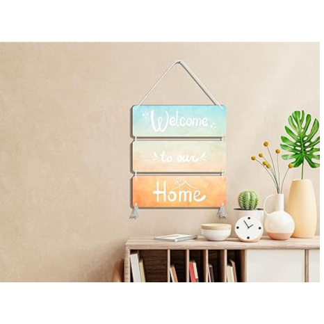 Blue Finch Welcome To Our Home Decorative Wall Art Wall Door Hanging Home Decor Items