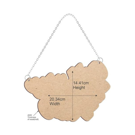 Blue Finch Wall Hanging Decor Positive Vibes Only Home Decor Item For living Room and Bedroom