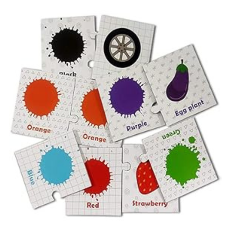 Popcorn Colours 2 Piece Self Correcting Puzzles 21 In A Box & Jumbo Colouring Book 1 Mega Colouring Book