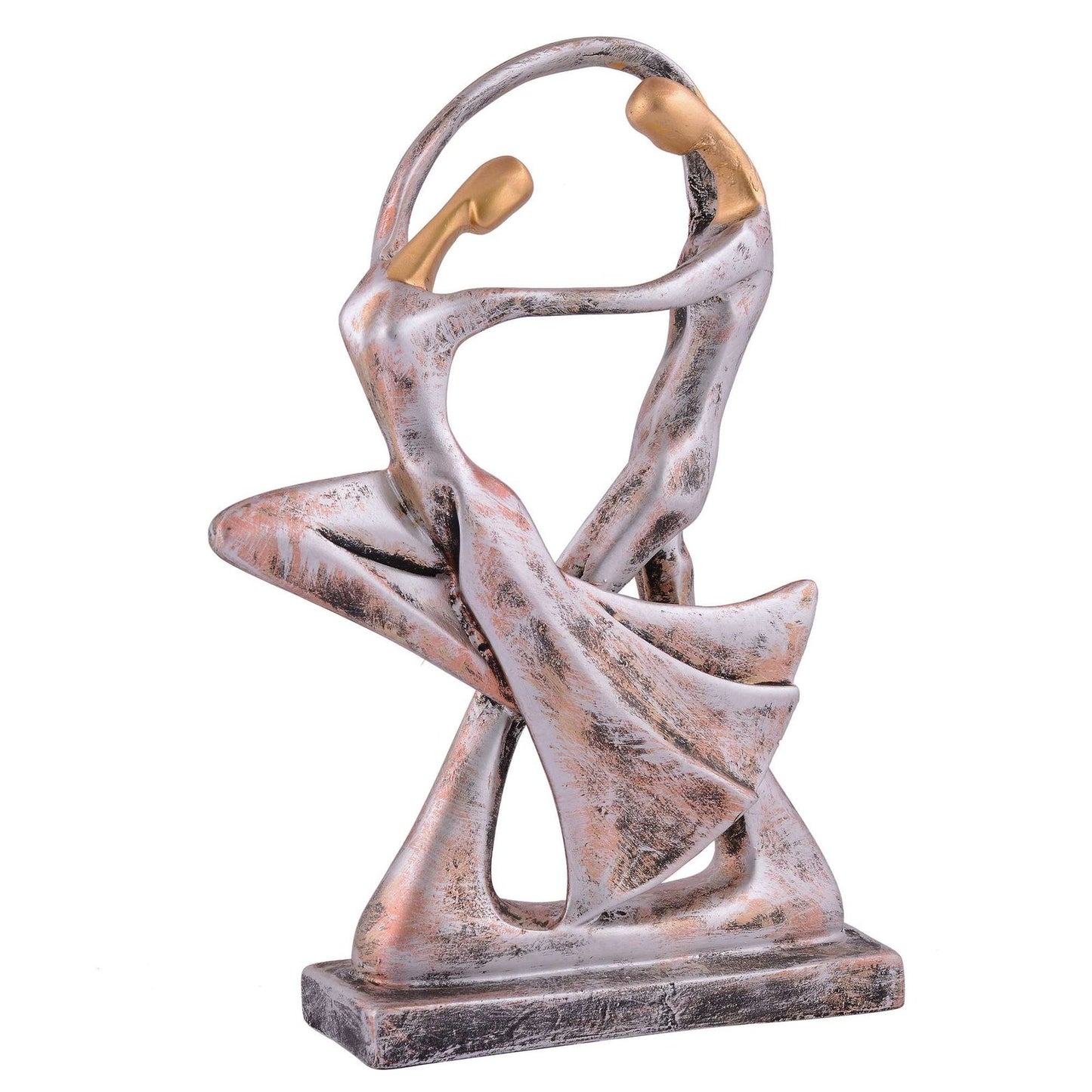 GREAT Valentine’s Day Gift For Girl & Boys symbolizes true love, Romantic Gift Showpieces silver brown