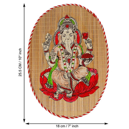 Bamboo Hand Crafted Wall Hangings Of Ganesh Ji For Home D’cor | Ideal Gifts For Wedding And Festival