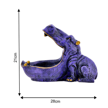 Big Mouth Hippopotamus Showpiece