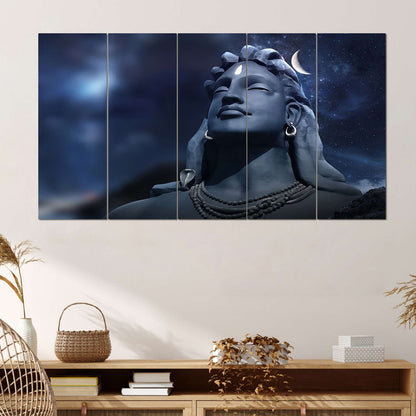 SET OF 5 DIGITAL WALL PAINTING