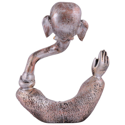 Ganesha Statue Idol Shriganesh Bhagwan Murti / Home, Office Decor / Car Dashboard / Side Table Brass Ganpati / Lord Vinayaka Statue / God of Luck & Success Sculpture / Gift Items