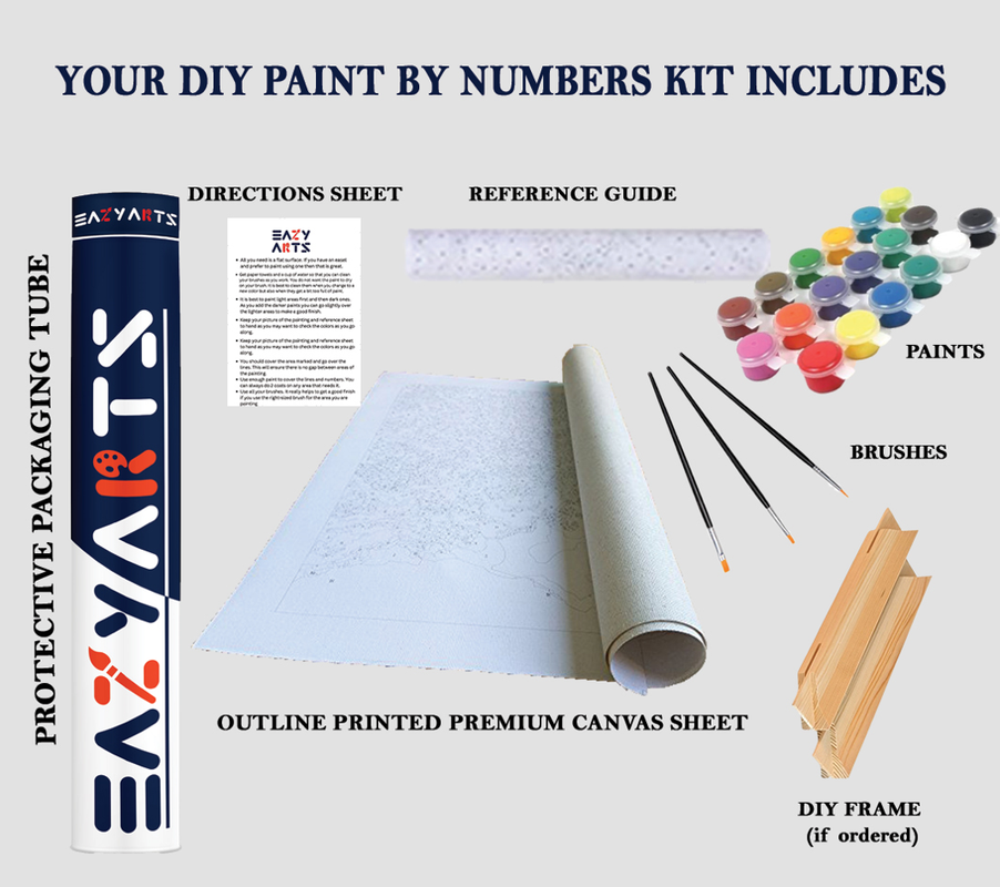 Coastal Lighthouse Escape Paint by Numbers Kit