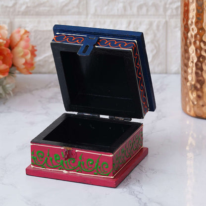 Handcrafted Wooden Jewellery Box: Elegant Storage for Your Treasures