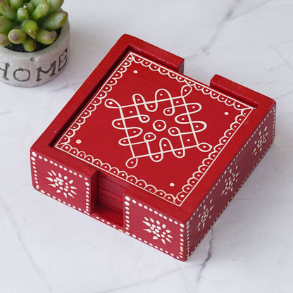 Handcrafted Wooden Tea Coasters: Elegant Protection for Your Table