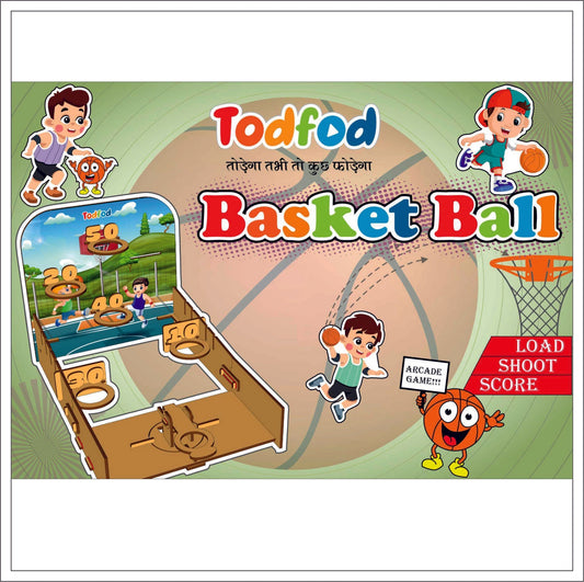 Wooden Basketball Toy for Kids