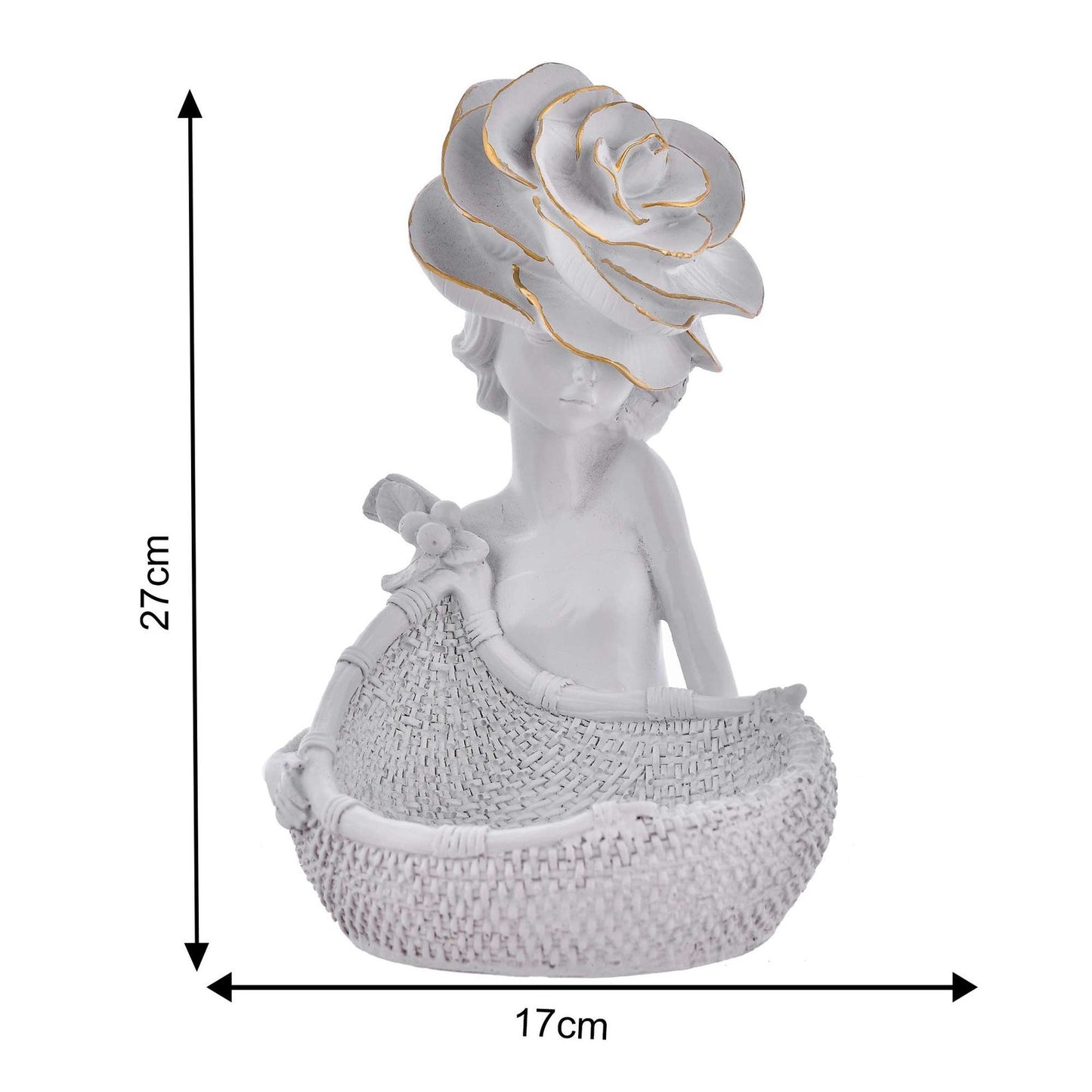 Lady with Basket Statue
