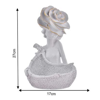 Lady with Basket Statue