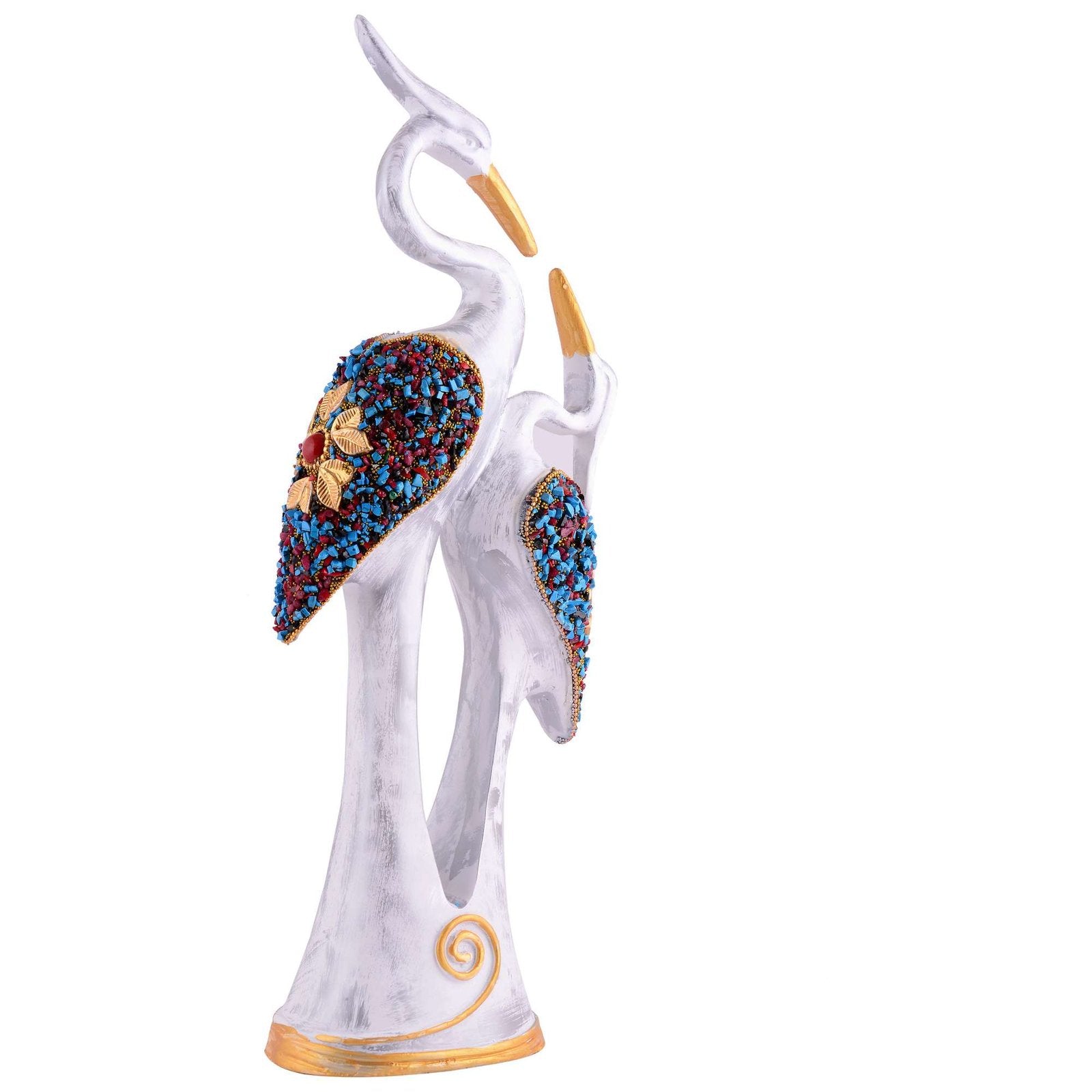 Good Luck White Swan Home Decor Showpiece, Idols, Figurine for Home Office Decor| Gift Item