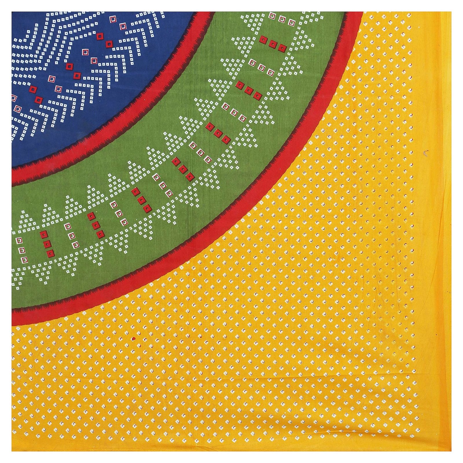 100% Pure Cotton Traditional Printed Bedsheet for Double Bed King Size Bedsheet with 2 Pillow Covers