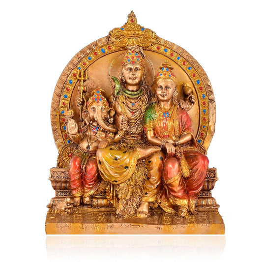 Shiva Family Idol | Shiva Parvati Statue |