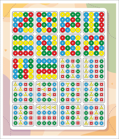 Wooden Puzzle Toy - Color Shape Matching for Kids