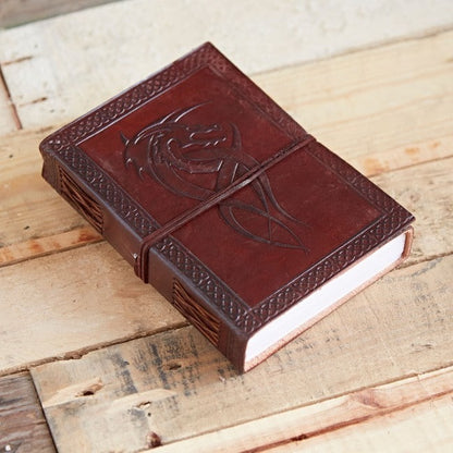 Craftshades – Vintage Dragon Embossed Unique Design 7″5 Handcrafted Leather Journal/Diary 200 page | 100% Genuine Leather