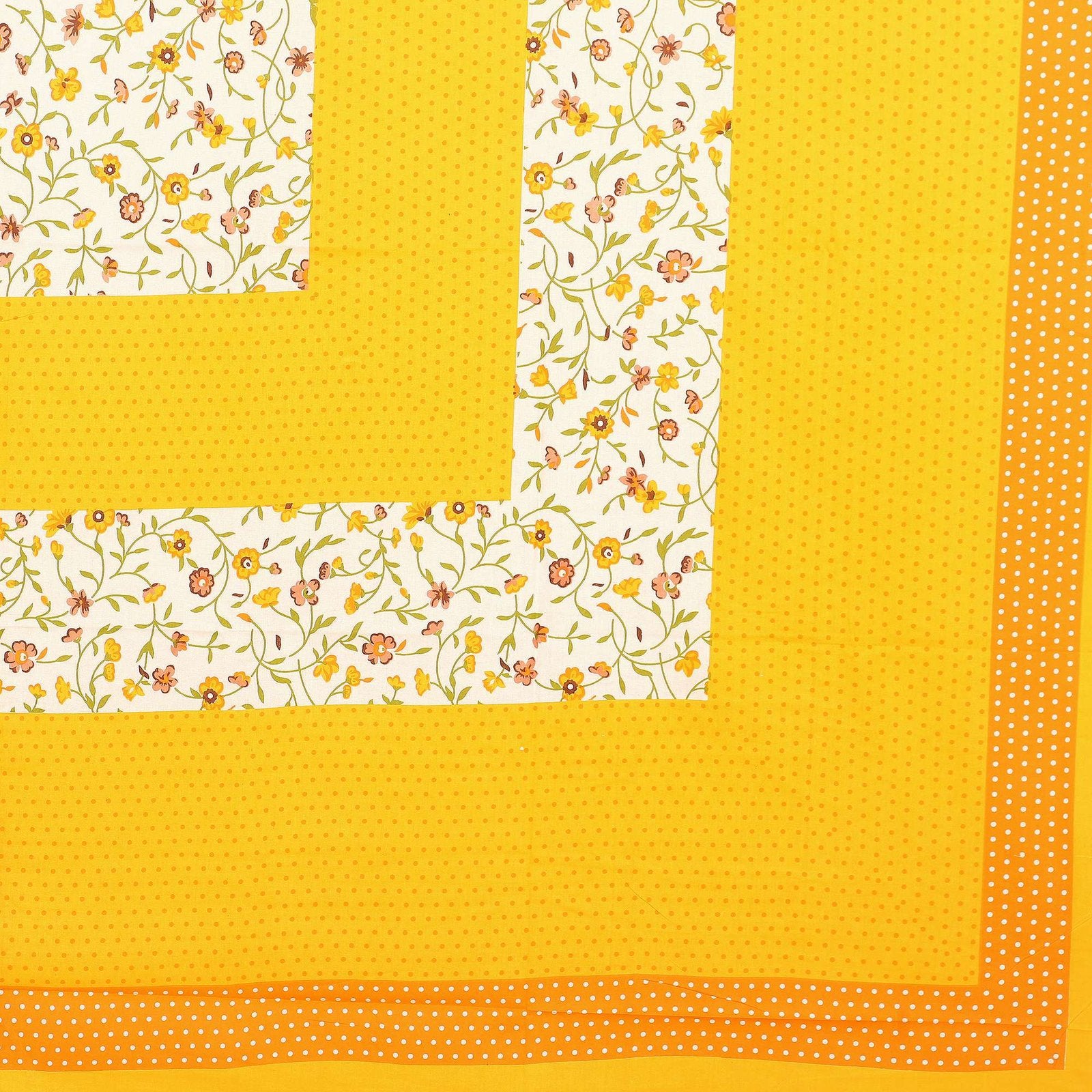 100% Pure Cotton Traditional Printed Bedsheet for Double Bed King Size Bedsheet with 2 Pillow Covers