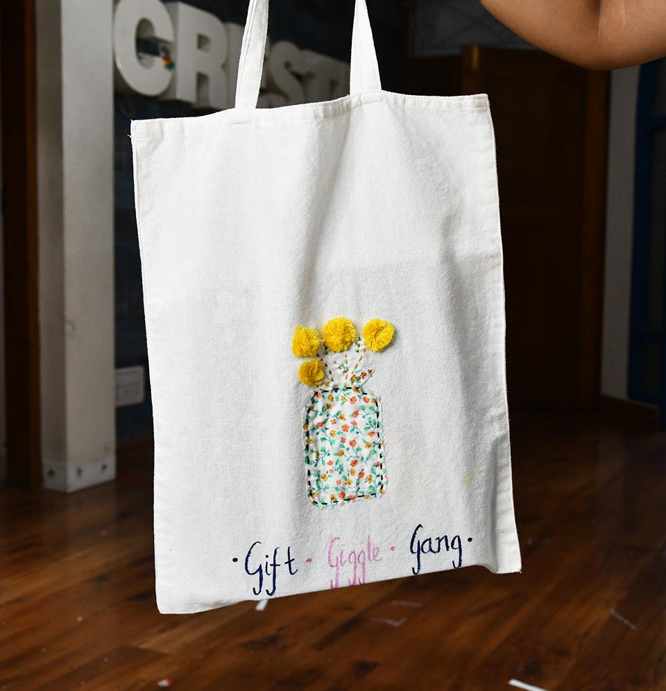 DIY Embroidery Tote and Pouch Kit | 12years+