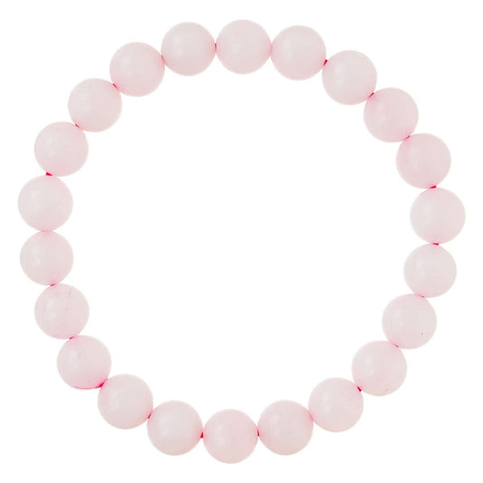 Rose Quartz Bracelet for Women Men’s Gifts – Protection Healing Crystal Bracelet – 8mm Gemstone Beaded Adjustable