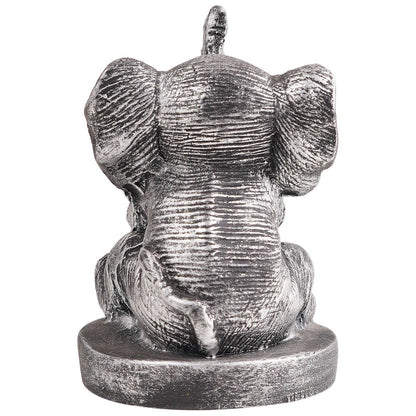 Resin Elephant Playing Musical Instrument Showpiece For Home Dcor Living Room Bedroom Table Top