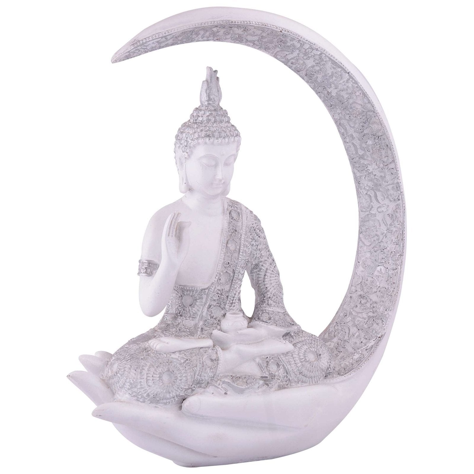 Buddha Idol Statue Showpiece Gift Gifting Item Polystone Home Decor Decoration