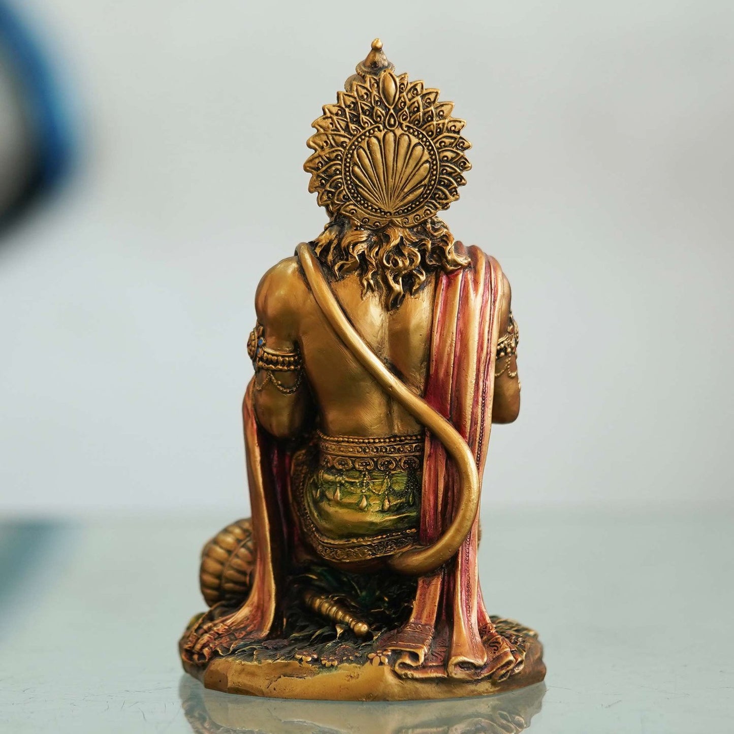 Bronz Sitting Hanuman Statue