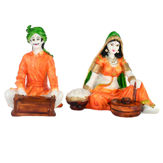 Rajasthani Set of 2 Showpiece
