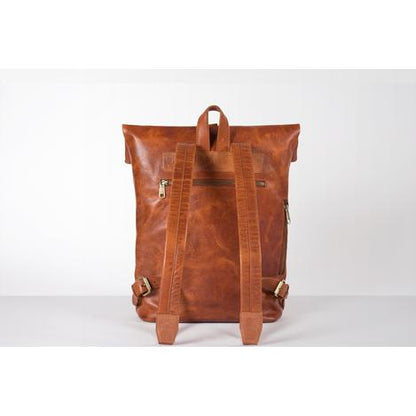 CraftShades-12*16 Inch leather backpack Unisex For Girls And Boys | 100 Genuine Leather
