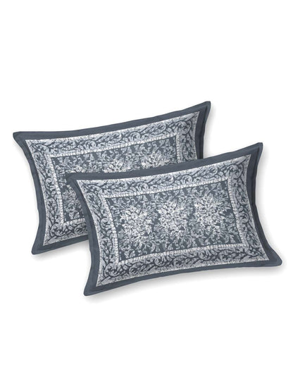 100% Pure Cotton Traditional Printed Bedsheet for Double Bed King Size Bedsheet with 2 Pillow Covers