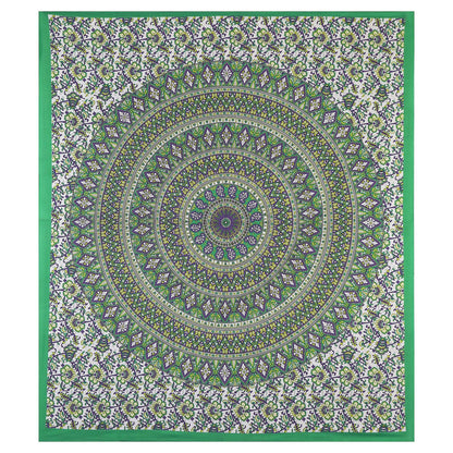 100% Pure Cotton Traditional Printed Bedsheet for Double Bed King Size Bedsheet with 2 Pillow Covers