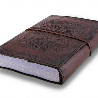 Craftshades – Vintage Beautiful Tree Embossed Unique Design 10″7 Handcrafted Leather Journal/Diary 200 page | 100% Genuine Leather