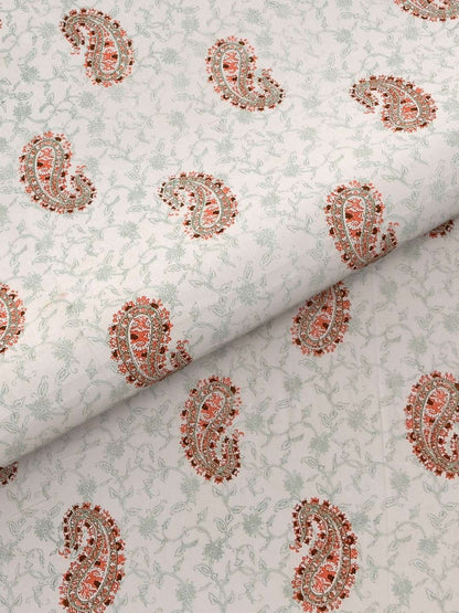 100% Pure Cotton Traditional Printed Bedsheet for Double Bed King Size Bedsheet with 2 Pillow Covers