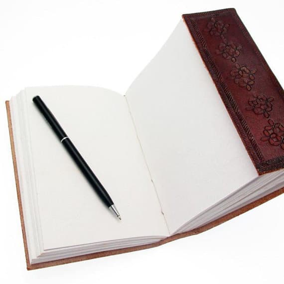 Craftshades – Vintage Elephant Embossed Unique Design 7″5 Handcrafted Leather Journal/Diary 200 page | 100% Genuine Leather
